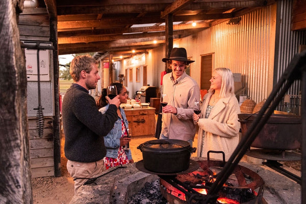 Camp oven meal for campers and glampers